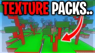 New TEXTURE PACKS Are INSANE 🤯🤫😲roblox bedwars [upl. by Airamana]