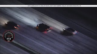 022224 Corvette tops 170 mph in LA freeway chase [upl. by Nylac]