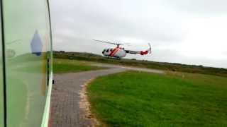 Rettung Emden 79891 BO 105 auf Langeoog [upl. by Landau298]