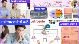 LETROZOLE TABLET 25MG USES IN HINDIDOSEगर्भधारण मैं यूज होने वाली दवाईयांबांझपन का इलाज़ [upl. by Stauffer]