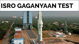 ISRO Stops Launch After Engine Fire  Gaganyaan TVD1 test flight [upl. by Ecidnarb]