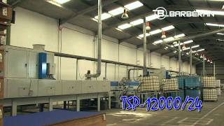 Lacquering line 2400 mm width [upl. by Eeralav]