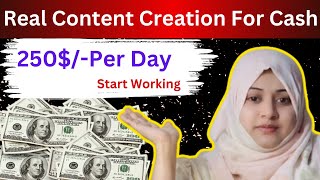 Earn Money Online US 250 Everyday Content WritingGoogle Earning Make Money online AmirasMentor [upl. by Gordy]