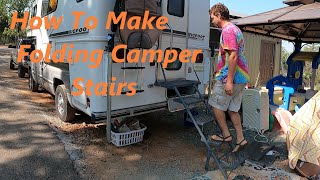 How to build folding camper stairs [upl. by Nnaeilsel617]