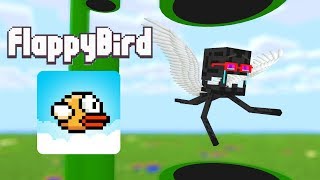 Monster School  FLAPPY BIRD CHALLENGE  Minecraft Animation [upl. by Llerrot725]