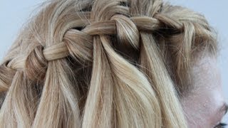 Easy Waterfall Braid Tutorial [upl. by Roseline]