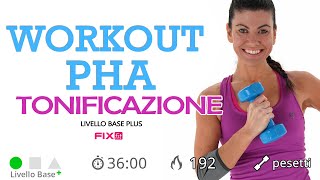 Cardio PHA Senza Salti Esercizi Per Dimagrire e Tonificare Il Corpo [upl. by Iand]