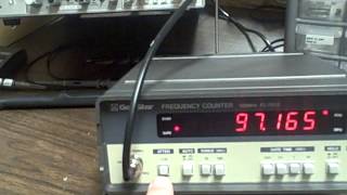 Goldstar FC7012 100Mhz Frequency Counteravi [upl. by Annasus]