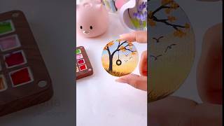 🎨mini painting art satisfying shorts [upl. by Elyn994]