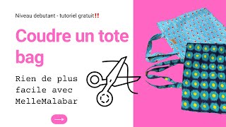 Coudre un tote bag cest facile GRATUIT [upl. by Priebe509]