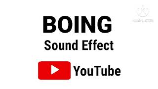 Boing Sound Effect On YouTube [upl. by Lohcin]