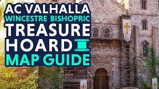 Wincestre Bishopric Treasure Hoard Map Guide  Assassins Creed Valhalla Treasure AC Valhalla [upl. by Ikairik]