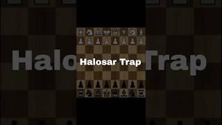 Halosar chess Trap chess chessopenings chesstraps shorts [upl. by Quartis582]