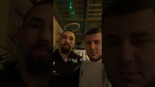 🤝 Robert Whittaker expressed his respect for Ikram Aliskerov [upl. by Chansoo]