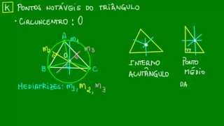 Mediatrizes e circuncentro  Triângulos  Matemática [upl. by Dinerman349]