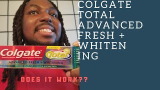 Colgate Total Advanced fresh  whitening review [upl. by Manon966]