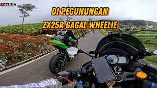 Ke Nepal Van Java pakai Kawasaki Ninja zx25r  Gagal Wheelie [upl. by Inavoig]