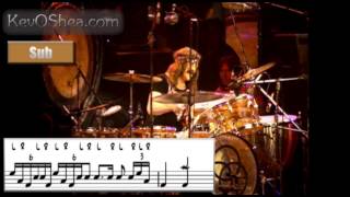 Led Zeppelin Rock and Roll Ending  John Bonham transcription [upl. by Ahsats]