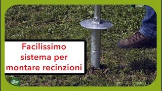 Pali per recinzioni ecologici [upl. by Aeresed]