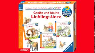 Wieso Weshalb Warum junior Große und kleine Lieblingstiere  HörspielBox [upl. by Aicileb]