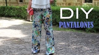 DIY Costura Como hacer pantalones pata de elefante patrones gratis [upl. by Etoile299]