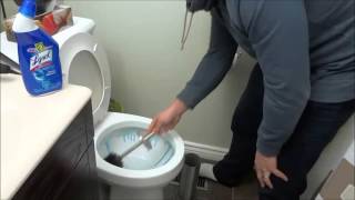 How To Clean A Toilet Tutorial For Cleaning A Bathroom [upl. by Naida]