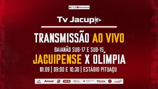 JACUIPENSE X OLIMPIA  CAMPEONATO BAIANO SUB17 [upl. by Airetnahs]