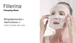 Fillerina Plumping Mask  Maschera Viso in Cellulosa Naturale [upl. by Wills]