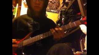 Weltering in BloodBlasphemy Guitar cover [upl. by Legnalos971]