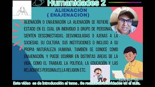 PROGRESION 6 HUMANIDADES 2 GOBIERNO ALIENACIÓN ENAJENACIÓN [upl. by Ailekat]