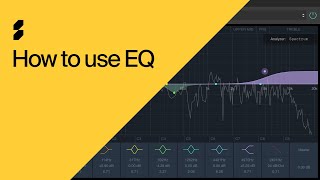 How to use EQ  Audio effects [upl. by Laurin]