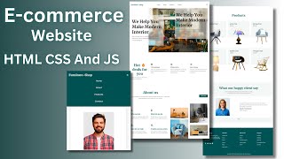 Build an Ecommerce Website with HTML and CSS A StepbyStep Guide [upl. by Nealey518]