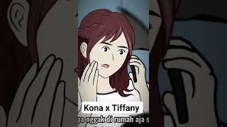 KONA X TIFFANY dhotdesign animasiindonesia ytshorts [upl. by Annaihs56]