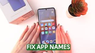 How to Fix App Names Missing on Xiaomi Redmi Note 13 Pro 5G A Simple Guide [upl. by Lilas]