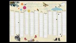 Help Angie for her birthday calendar exercise for beginners [upl. by Cimah]