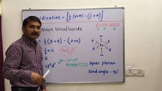 423 Trick to Determine Hybridisation amp Structure of Xenon Compounds chemical bonding [upl. by Chainey]