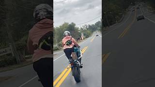 Treating this zx6r like a dirtbike kawasaki kawasakizx6r kawasaki636 zx6r viralvideo wheelie [upl. by Colet]