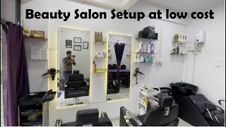 Beauty salon setup at low budget [upl. by Cis]