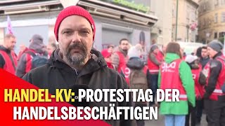 Protesttag der Handelsbeschäftigen  Keine Einigung bei MetallerKV Nun wird gestreikt [upl. by Plume914]