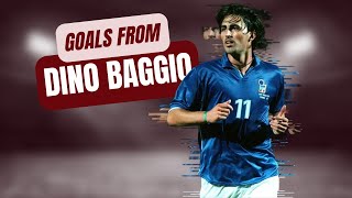 A few career goals from Dino Baggio [upl. by Assirol82]