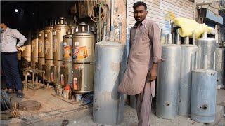 Geyser Manufacturing  Incredible Technique of Making a GasFired Water Heater [upl. by Yecnahc]