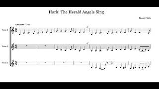 Rascal Flatts  Hark The Herald Angels Sing  Transcription [upl. by Bailie127]