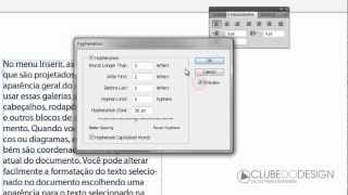 Resolvendo problema de Hifenização no Illustrator [upl. by Lyret755]