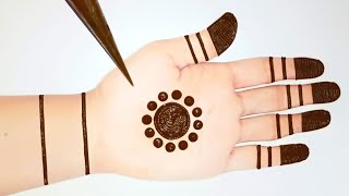 Easy Simple dotted mehndi trick  Stylish Mehndi designs for hands  Gol tikki mehandi design [upl. by Uriel]