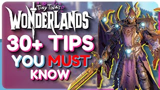 Tiny Tinas Wonderlands 30 CRITICAL Tips and Tricks  Beginners Guide [upl. by Llebiram]