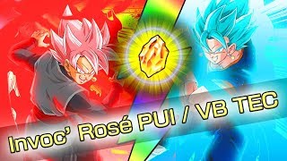 LE MEILLEUR PORTAIL DE LHISTOIRE INVOCATION VEGETO BLUE TEC  BLACK GOKU ROSE  DBZ DOKKAN BATTLE [upl. by Nolitta]