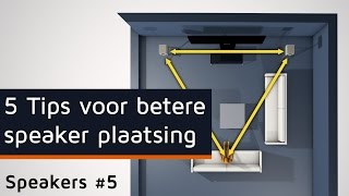 Speakers 5 Vijf tips voor het positioneren van je luidsprekers [upl. by Montford]