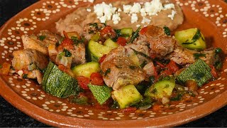 ¡Descubre el Secreto de las Calabacitas con Carne de Puerco [upl. by Tager329]