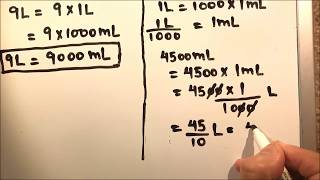 HOW TO CONVERT LITRE TO MILLILITRE AND MILLILITRE TO LITRE  Convert l to ml  Convert ml to l [upl. by Balbur]