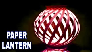 How to make fancy paper lantern for decoration 2  Best for diwalichristmas decoration [upl. by Seiter]